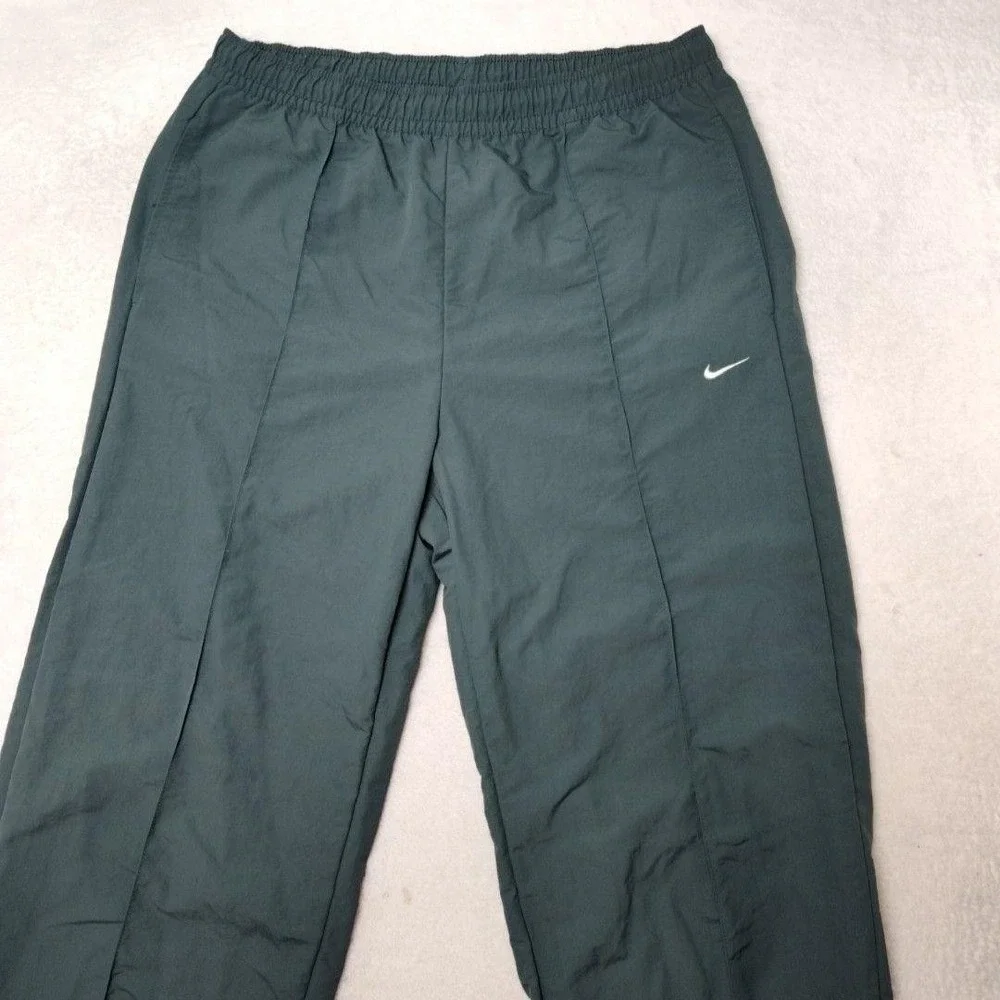 Nike Jogger Pants Womens L Green Sports Everything Nylon Jogger Pockets FQ3588